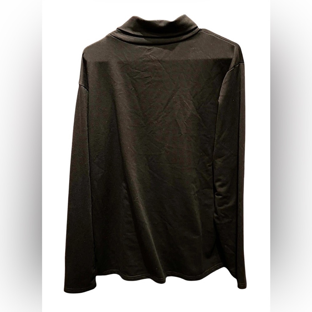 COOFANDY Men's Black Sweater turtle neck long sleeve XL